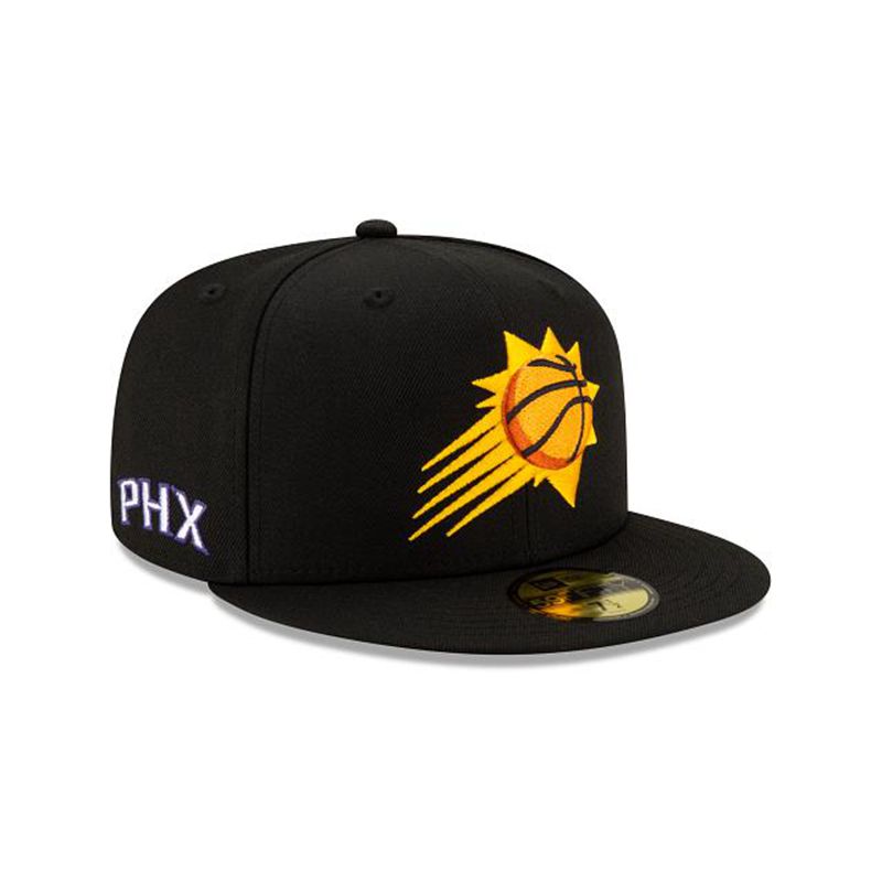 NBA Phoenix Suns City Edition Alt 59Fifty Fitted (NTL4593) - Black New Era Caps